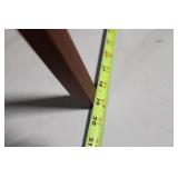 Vintage Wooden End Table with Two Drawers