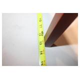 Vintage Wooden End Table with Two Drawers