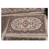 Set of 3 Floral Pattern Area Rugs