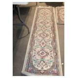 Set of 3 Floral Pattern Area Rugs