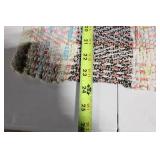 Colorful Handwoven Rag Rug - 42" x 22.5"