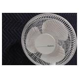 Holmes White Oscillating Table Fan