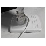 Holmes White Oscillating Table Fan