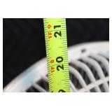 Holmes White Oscillating Table Fan