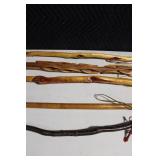 Set of 6 Handcrafted Hiking and Walking Sticks