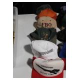 Collection of 18 Assorted Baseball Caps Featuring Logos and Designs