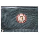 Olympia Elegance Green Rolling Suitcase with Locks