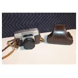 Vintage Nikkorex 35mm Film Camera with Leather Case