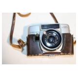 Vintage Nikkorex 35mm Film Camera with Leather Case