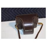 Vintage Nikkorex 35mm Film Camera with Leather Case