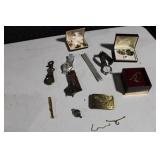 Lot of Vintage Watches, Cufflinks, and Pocket Items