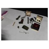 Lot of Vintage Watches, Cufflinks, and Pocket Items