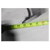 White Wooden Wall Shelf with Heart Cutout and Pegs