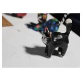 Assorted Collection of Cat Figurines and Decorative Items