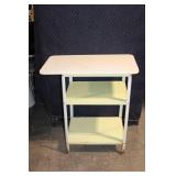 Used Vintage Metal Utility Cart on Wheels