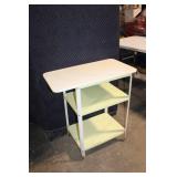 Used Vintage Metal Utility Cart on Wheels