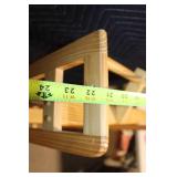 Wooden DVD/CD/VHS Storage Rack with Adjustable Shelves