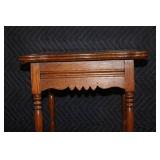 Vintage Wooden Plant Stand with Decorative Legs