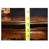 Vintage Wooden Plant Stand with Decorative Legs