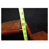 Vintage Wood and Metal School Desk with Attached Chair