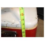 Vintage Thermos Brand Cooler with Red and White Design