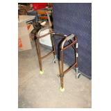 Adjustable Folding Walker with Tennis Ball Glides