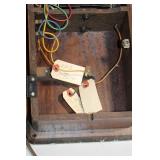 Vintage Wooden Wall Crank Telephone with Handset