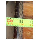 Vintage Wooden Bread Box with Glass Front