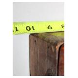 Vintage Wooden Bread Box with Glass Front