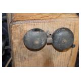 Antique Wall-Mounted Wooden Hand Crank Telephone