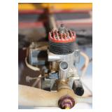 Remote Control Model Airplane with Gas Engine