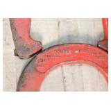 Vintage Diamond Horseshoe Set with 2 Pairs and 2 Stakes