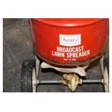 Sears Broadcast Lawn Spreader with Handheld Seed Spreader