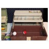 Fishing Tackle Collection with Cases, Lines, and Accessories