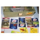 Fishing Tackle Collection with Cases, Lines, and Accessories