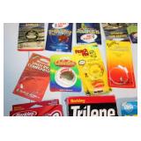 Fishing Tackle Collection with Cases, Lines, and Accessories