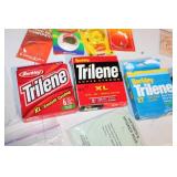 Fishing Tackle Collection with Cases, Lines, and Accessories