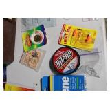 Fishing Tackle Collection with Cases, Lines, and Accessories