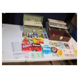 Fishing Tackle Collection with Cases, Lines, and Accessories