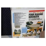 Four Seasons Heated Birdbath with EZ-Tilt-To-Clean Deck Mounting Hardware