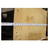 Industrial Metal Workbench Table with Lower Shelf