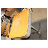 Vintage School Desk with Attached Chair