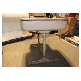 Vintage School Desk with Attached Chair