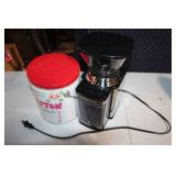 Cuisinart Coffee Grinder with Metal Canister and Filters