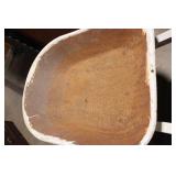 Used Wheelbarrow with Rusted Interior