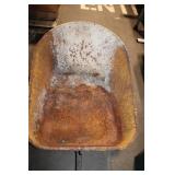 Rustic Used Metal Wheelbarrow with Two Flat-Free Tires