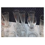 Collection of 40 Assorted Glassware - Tumblers, Pilsners, and Mugs