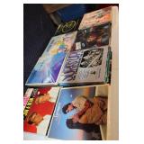 Collection of 20 Vintage Vinyl Records Including Michael Jackson, Star Wars, and Peter Pan