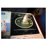 Collection of 20 Vintage Vinyl Records Including Michael Jackson, Star Wars, and Peter Pan