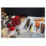 Large Collection of Kitchen Utensils and Accessories